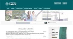 Desktop Screenshot of empleos.ucaecemdp.edu.ar